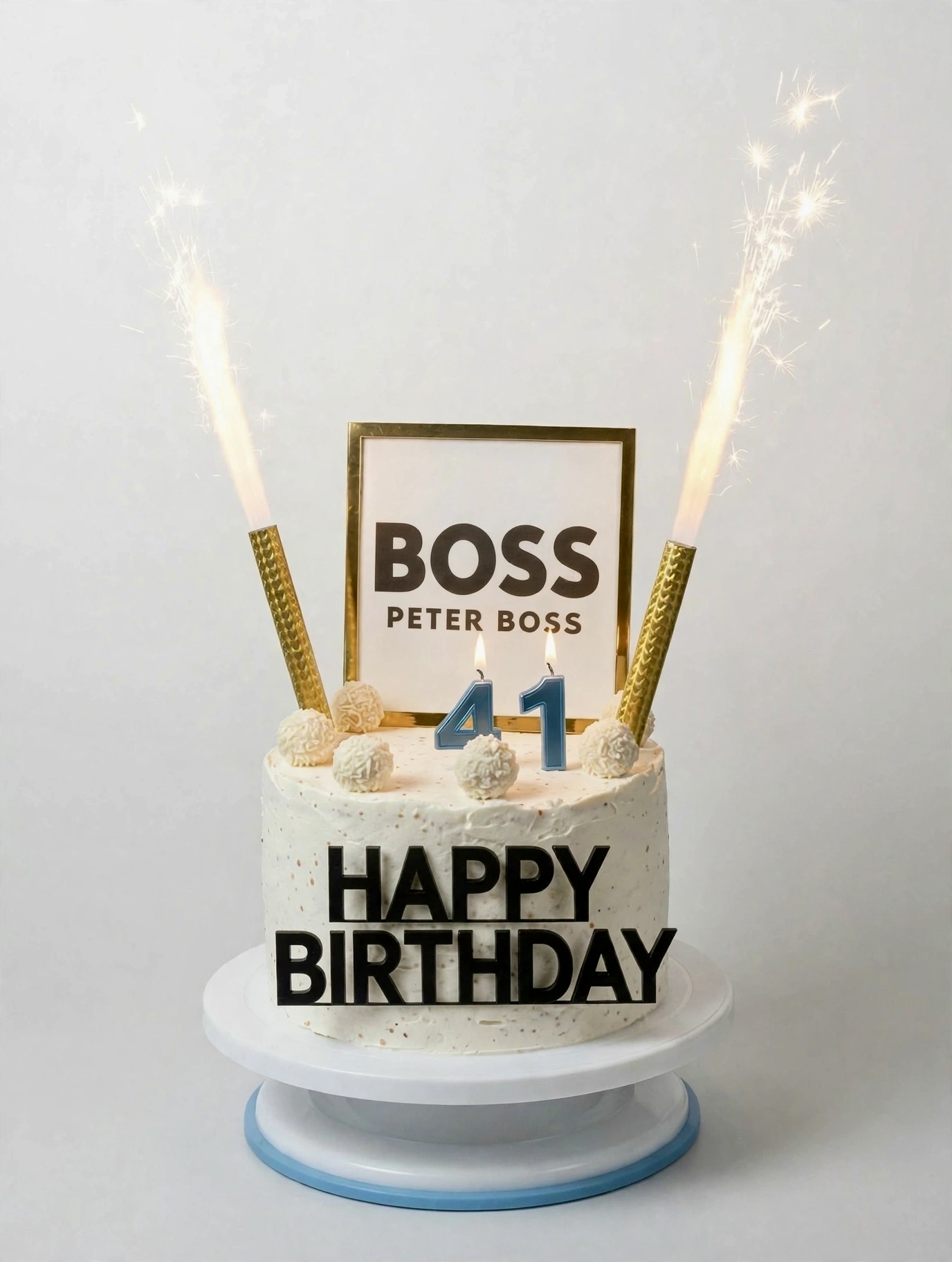 Boss Cake Topper