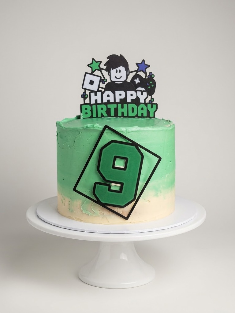 Roblox Cake Topper