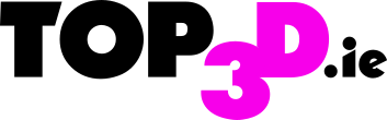 TOP3D.ie Logo